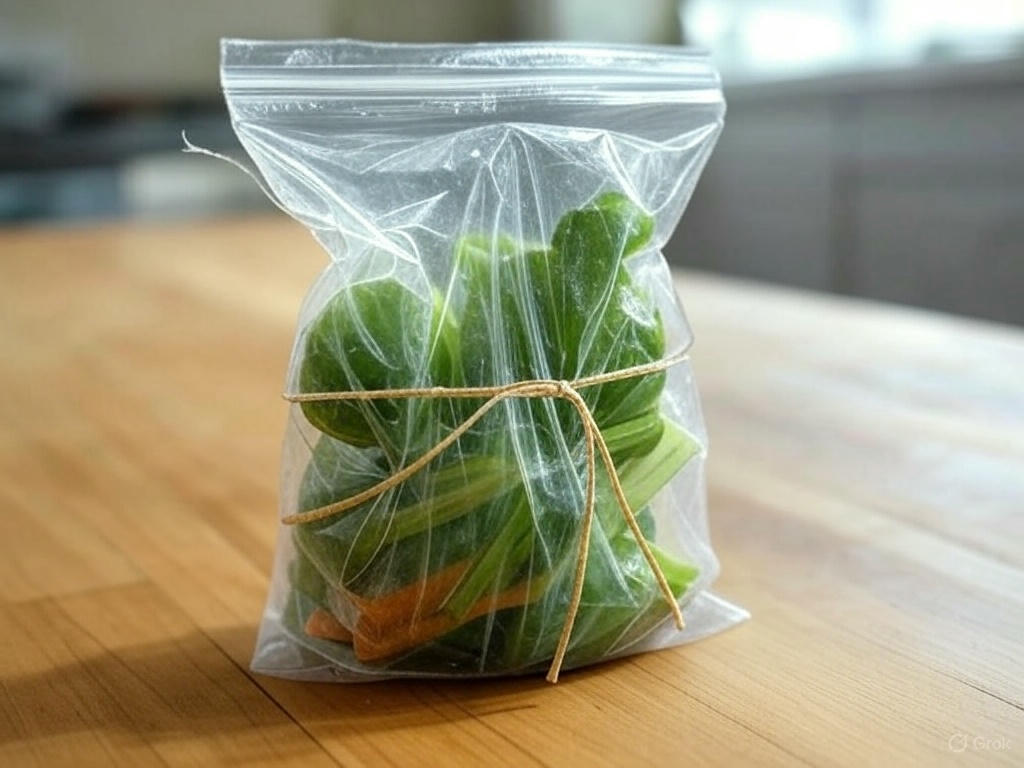 Пакеты со струнным зажимом Zip-lock